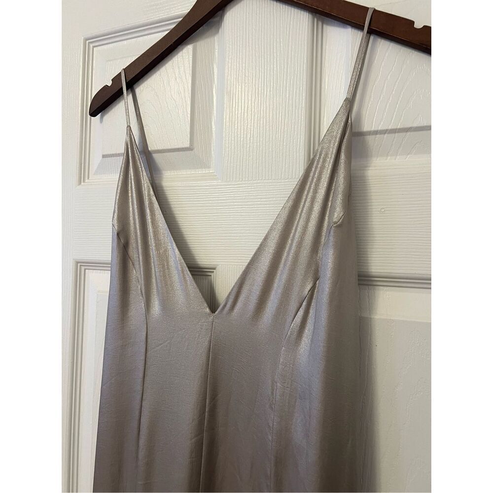COS METALLIC SLIP DRESS - Picture 3 of 16